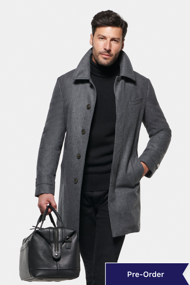 新品未使用　OHOTORO Aries Wool Coat charcoal aries wool coat | OHOTORO